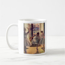 Edgar Degas - Three dancers in a practice room Mugs
