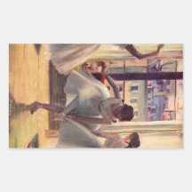 Edgar Degas - Three dancers in a practice room Sticker