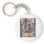 Edgar Degas - Three Dancers in Practice Room 1873 keychains