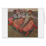 Edgar Degas - Three Russian Dancers 1895 Pastel cards