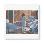 Edgar Degas - Woman @ Toilet 1885 Pastel nude magnets