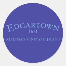 Edgartown Incorporated 1671 Sticker