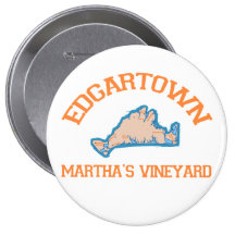 Edgartown MA - Varsity Design. Pinback Buttons