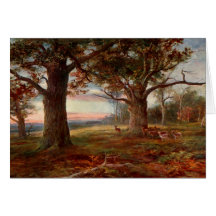 Edge of Sherwood Forest Greeting Card