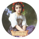 "Edge of the brook" Pre-Raphaelite Bookplate stickers