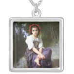 Edge of the Brook Vintage Fine Art Necklace