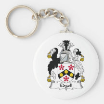 Edgell Family Crest Key Chains