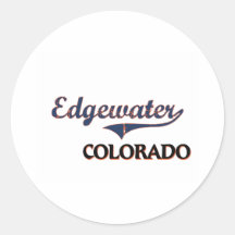 Edgewater Colorado City Classic Sticker