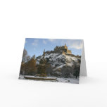 Edinburgh Castle in Winter Card