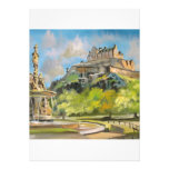 Edinburgh castle oil painting Gordon Bruce art Invitations