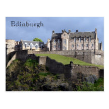 edinburgh castle scots postcards