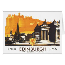 Edinburgh LNER Greeting Card