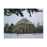 Edinburgh Royal Botanic Garden in the snow Post Card