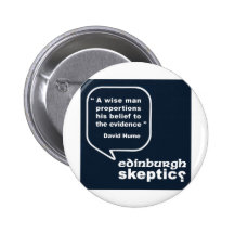 Edinburgh Skeptics - Hume Quote Pin