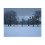 Edinburgh - The Meadows in winter Postcard