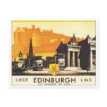 Edinburgh Vintage Travel Poster postcards