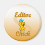 Editor Chick Fridge Magnets