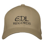 EDL , RECORDS embroidered hats