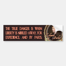 Edmund Burke Quote: Evil Triumphs Bumper Stickers
