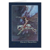 Edmund Dulac Illustrates Edgar Allan Poe Card