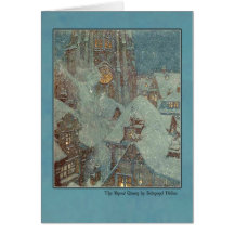 Edmund Dulac Illustration from The Snow Queen Greeting Card