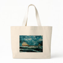 Edmund Fitsgerald 1996 with text Tote Bags