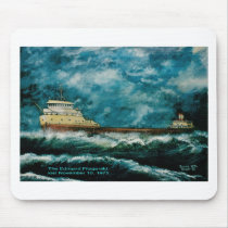 Edmund Fitsgerald 1996 with text Mousepads
