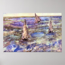 Edouard Manet - Seascape 1873 Poster