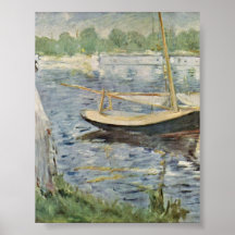 edouard Manet - Seine at Argenteuil Print