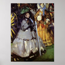 Edouard Manet - Spectators at the races Posters