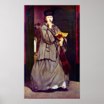 Edouard Manet - Street singer Print