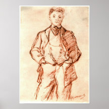 Edouard Manet - Study of a boy Posters