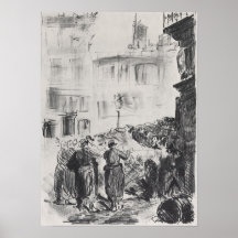 Edouard Manet - The Barricade Posters