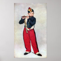 Edouard Manet - The Piper Poster