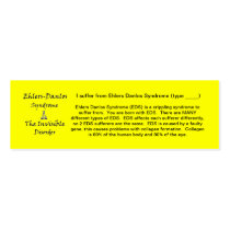 EDS Awareness - Skinny Business Cards