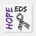 EDS Hope Zebra Ribbon Magnet