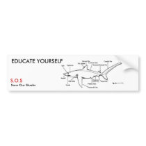 EDUCATE YOURSELF BUMPER STICKERS
