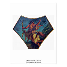Education Of Achilles By Eugene Delacroix Post Card