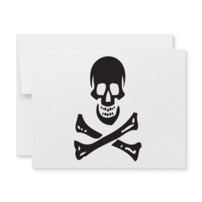 Edward England-Black Personalized Invitations by epicpirates