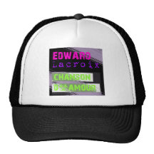 Edward Lacroix Merchandise Black Design Baseball Caps