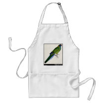 Edward Lear's Bauer’s Parakeet Apron