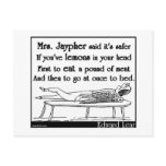Edward Lear's Mrs. Jaypher postcards