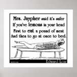 Edward Lear's Mrs. Jaypher posters
