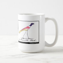 Edward Lear's Runcible Bird Coffee Mugs