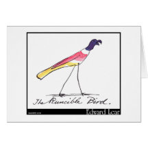 Edward Lear's Runcible Bird Greeting Cards