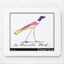 Edward Lear's Runcible Bird Mouse Pad