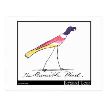Edward Lear's Runcible Bird Post Card