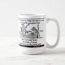 Edward Lear's The Owl and the Pussy-Cat Coffee Mugs
