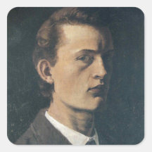 Edward Munch Art Painting Sticker
