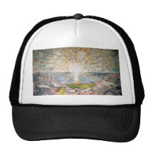 Edward Munch Art Painting Trucker Hat
